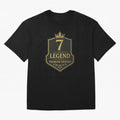 7Legend Football Inspired Number 7 T-Shirt Oversized T-Shirt Cheer for Match Day Hype around FIFA World Cup 2026 USA Canada Mexico, Cristiano Ronaldo, Haaland and CR7, Argentina, Sports Nostalgia, International Competition, Famous Players and