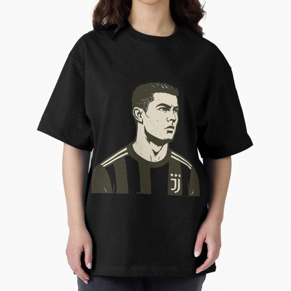 Cristiano Ronaldo Oversized T-Shirt Celebrate National Team Dreams in FIFA World Cup 2026 Group Stage Spirit, Made for Portugal, Spain and Germany, Messi and Cristiano Ronaldo, Championship Spirit, Famous Goals, Roaring Crowds and International