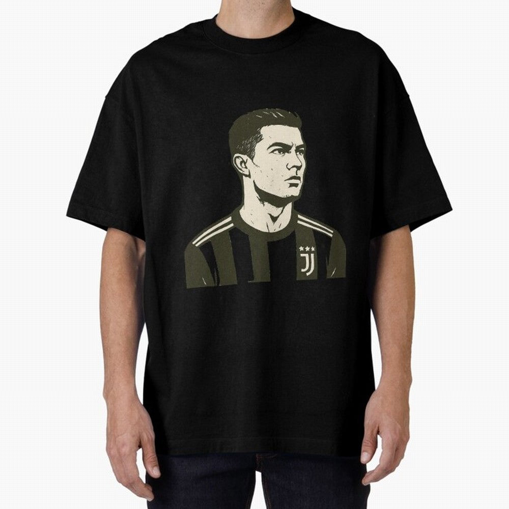 Cristiano Ronaldo Oversized T-Shirt Celebrate National Team Dreams in FIFA World Cup 2026 Group Stage Spirit, Made for Portugal, Spain and Germany, Messi and Cristiano Ronaldo, Championship Spirit, Famous Goals, Roaring Crowds and International