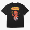 Manchester United The Red Devils Oversized T-Shirt Celebrate Fan Culture around FIFA World Cup 2026 USA Canada Mexico Spirit, Celebrating Argentina, France and Brazil, Messi, CR7 and Mbappe, Classic Soccer Heritage, Championship Pressure, Fan
