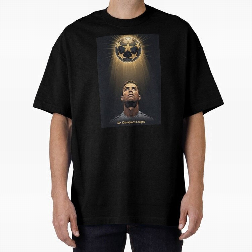 Ronaldo Madrid Oversized T-Shirt Represent the Passion of FIFA World Cup 2026 USA Canada Mexico Spirit, Driven by France, Messi, Football History, Final Match Energy, Crowd Noise and Once in a Lifetime Moments; Perfect for Fans, Collectors, Family