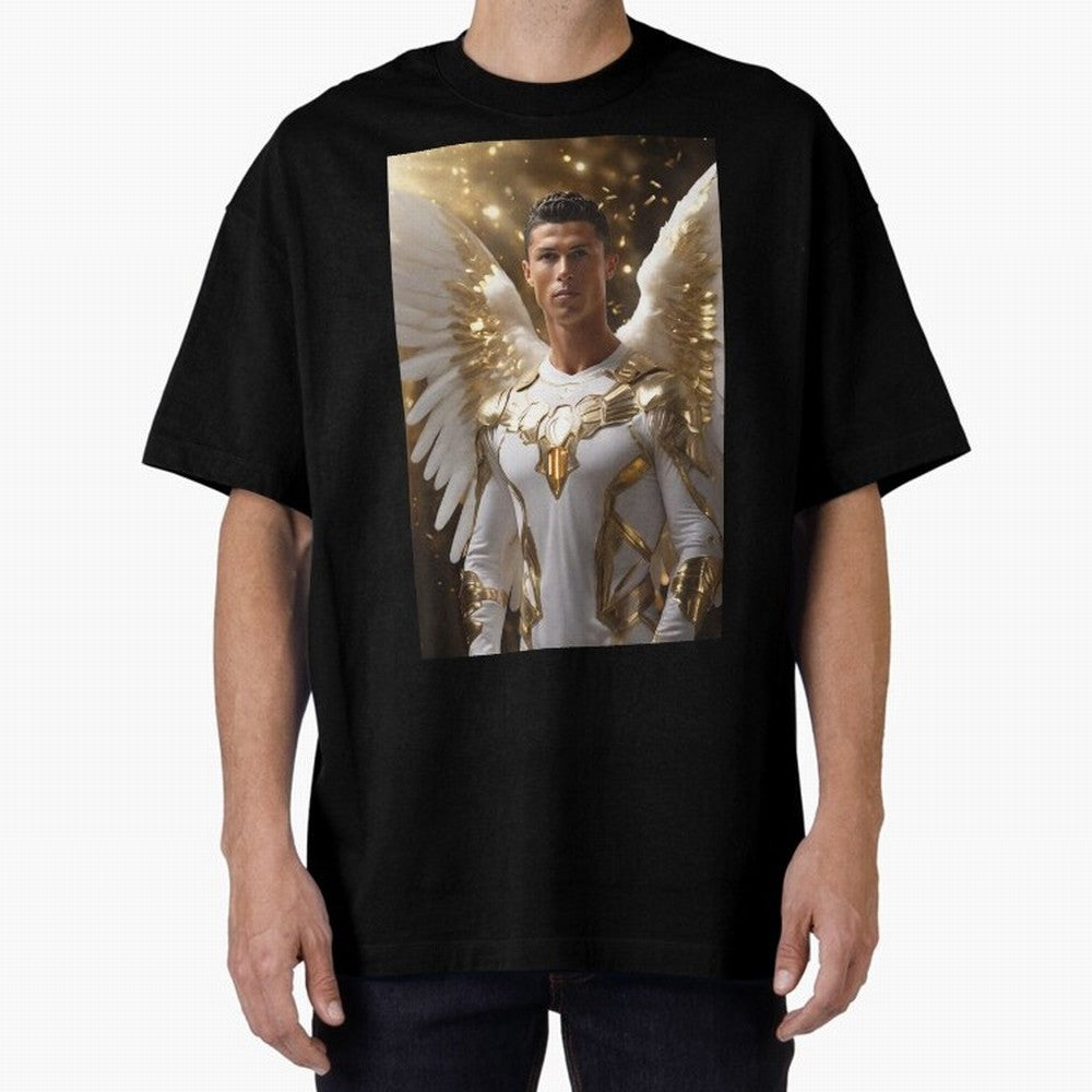 Cristiano Ronaldo angel 1 Oversized T-Shirt Bring Global Tournament Vibes to FIFA World Cup 2026 Built around Messi, Neymar and Mbappe, Brazil, Portugal and Argentina Energy, Tournament Hype, Historic Matchups, Family Viewing Parties and Global