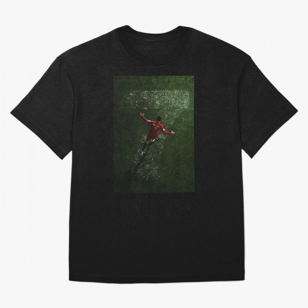 CR7 The G.O.A.T. Football Art - Cristiano Ronaldo Oversized T-Shirt Capture Stadium Memories from the FIFA World Cup 2026 Journey through Messi and Cristiano Ronaldo Highlights, France Pride, Match Day Excitement, Supporter Culture, Golden Goals