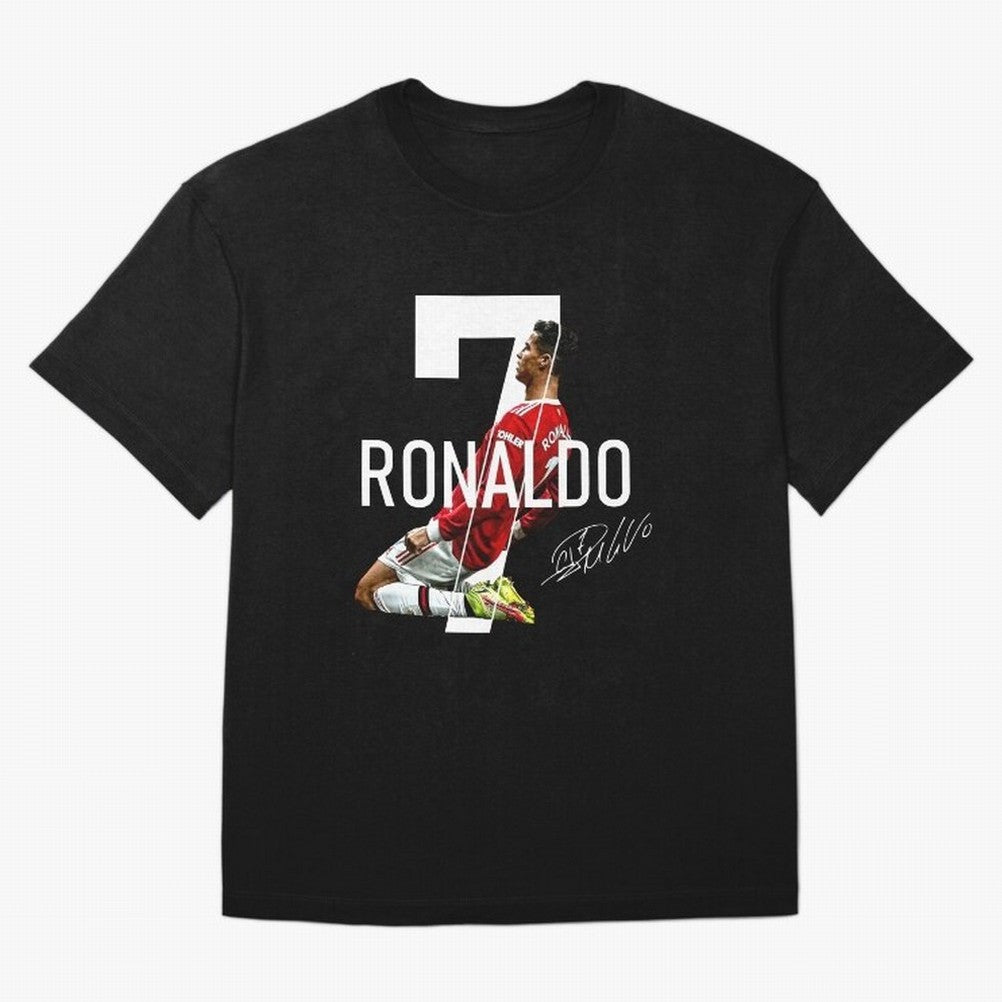 Cristiano Ronaldo - CR7 Oversized T-Shirt Share Global Football Passion for FIFA World Cup 2026 USA Canada Mexico, Made for Neymar, Haaland and Cristiano Ronaldo, France, Soccer Culture, Superstar Moments, National Team Dreams and Competitive Fire;