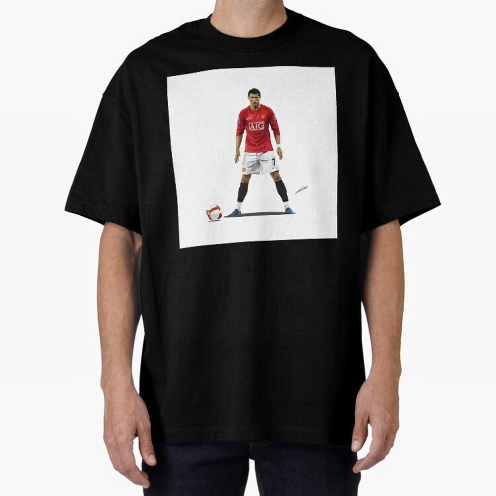 Cristiano Ronaldo CR7 Man Utd Oversized T-Shirt Celebrate the Magic of the FIFA World Cup 2026 USA Canada Mexico Journey through Messi, CR7 and Mbappe Highlights, Spain Pride, Match Day Excitement, Supporter Culture, Golden Goals and Global