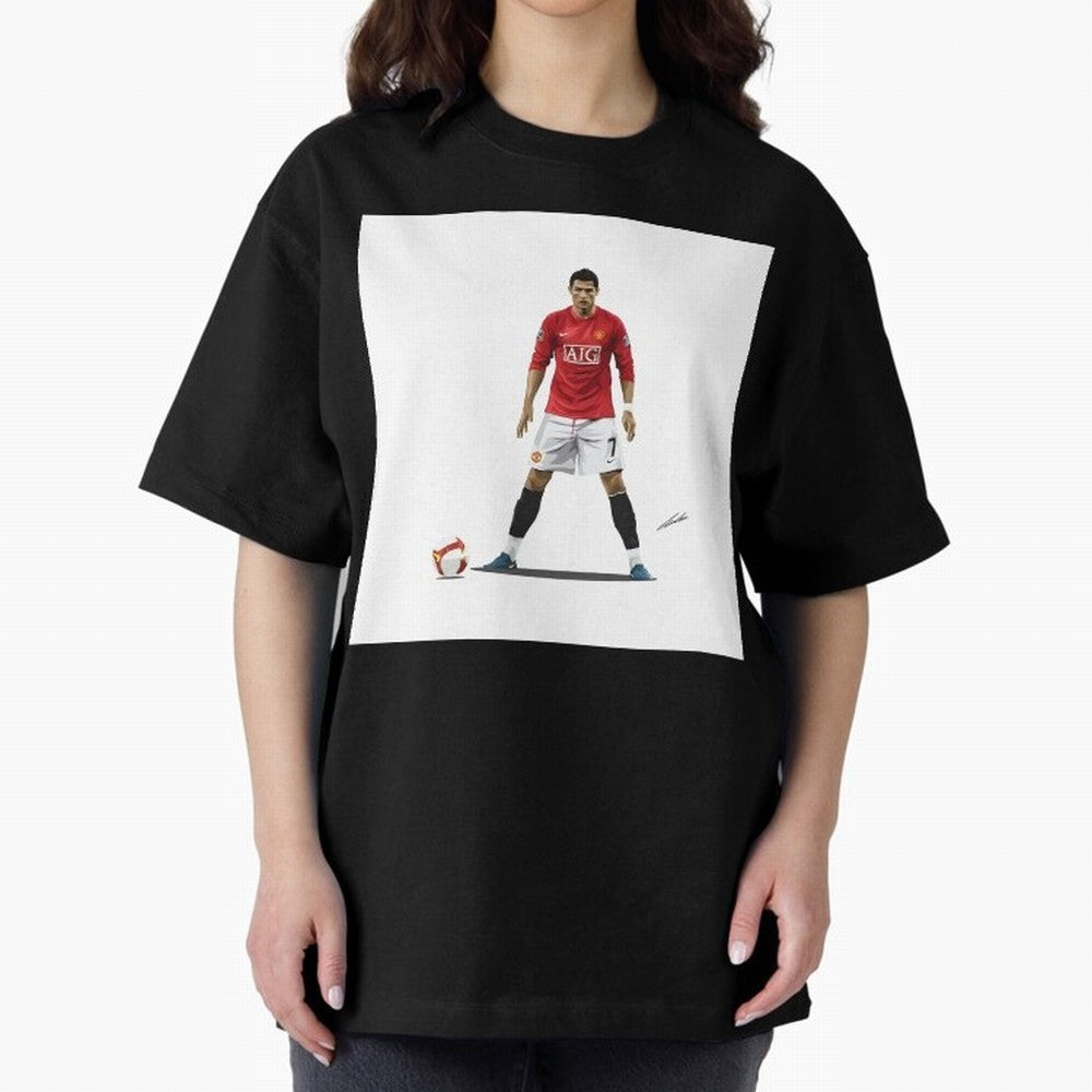 Cristiano Ronaldo CR7 Man Utd Oversized T-Shirt Celebrate the Magic of the FIFA World Cup 2026 USA Canada Mexico Journey through Messi, CR7 and Mbappe Highlights, Spain Pride, Match Day Excitement, Supporter Culture, Golden Goals and Global