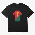 Ronaldo Portugal Jersey Oversized T-Shirt Remember Iconic Moments from the FIFA World Cup 2026 Journey through Neymar, Haaland and Cristiano Ronaldo Highlights, Portugal Pride, Game Day Rituals, Football Legends, Country Pride and the Road to the