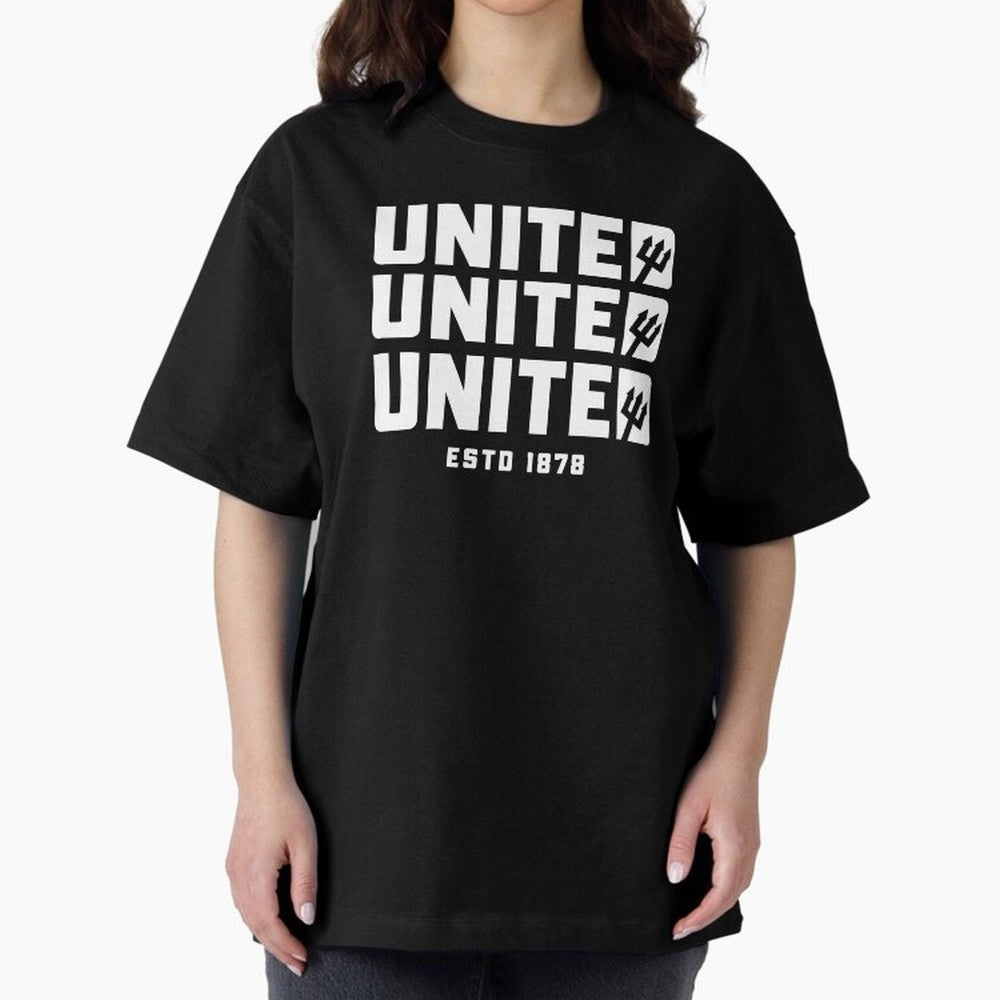 Manchester United United United Oversized T-Shirt Feel the Roar of FIFA World Cup 2026 USA Canada Mexico with CR7 and Messi, Spain Energy, Stadium Chants, National Pride, Trophy Dreams and Unforgettable Football Memories; Made for Die Hard