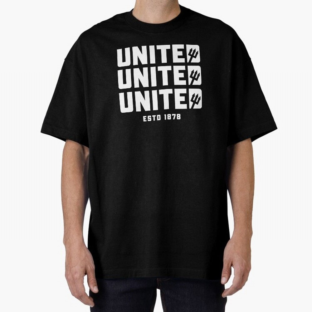 Manchester United United United Oversized T-Shirt Feel the Roar of FIFA World Cup 2026 USA Canada Mexico with CR7 and Messi, Spain Energy, Stadium Chants, National Pride, Trophy Dreams and Unforgettable Football Memories; Made for Die Hard