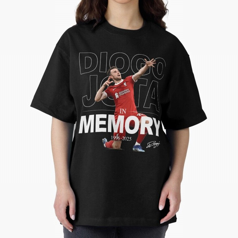 Diogo Jota In Memory Oversized T-Shirt Bring Global Tournament Vibes to the FIFA World Cup 2026 USA Canada Mexico Journey through Haaland Highlights, England and Germany Pride, Goal Celebration Energy, Supporter Heritage, Football Icons and