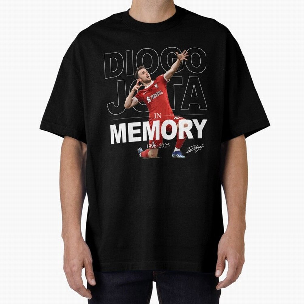 Diogo Jota In Memory Oversized T-Shirt Bring Global Tournament Vibes to the FIFA World Cup 2026 USA Canada Mexico Journey through Haaland Highlights, England and Germany Pride, Goal Celebration Energy, Supporter Heritage, Football Icons and