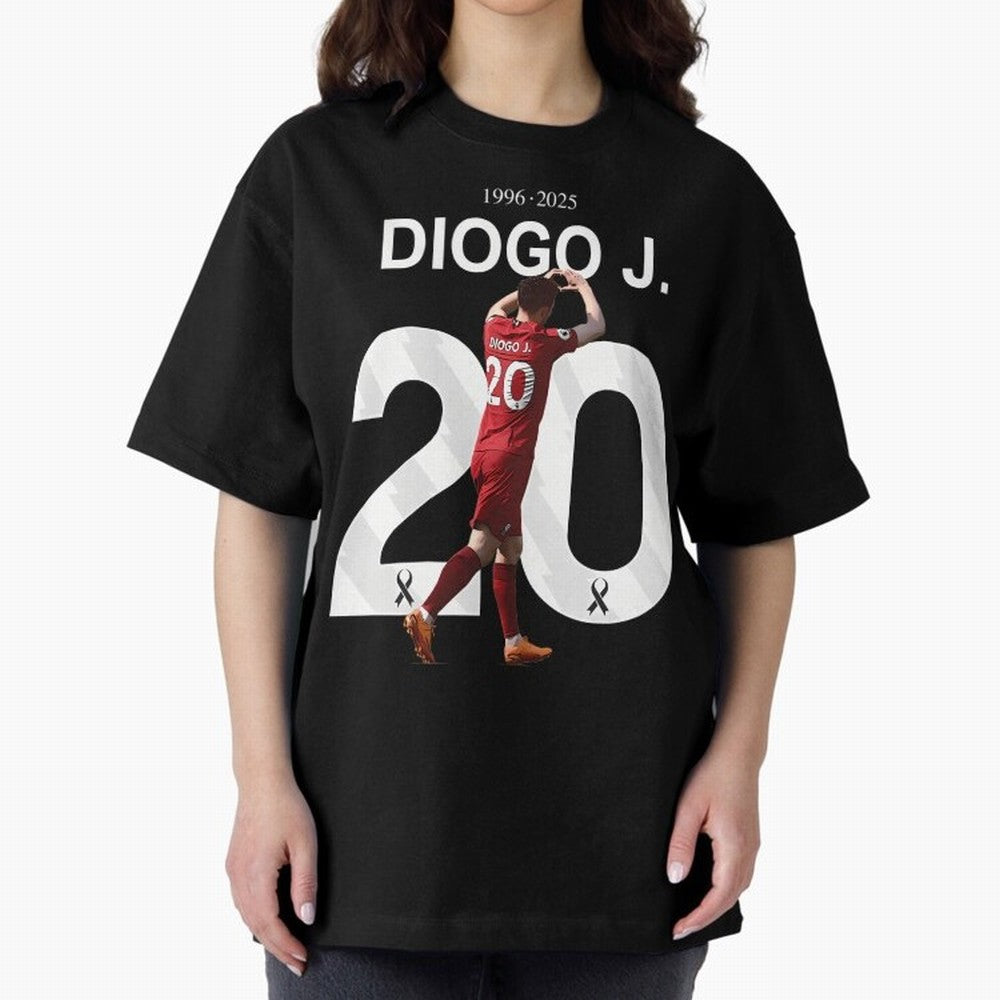 Diogo Jota Oversized T-Shirt Refresh Global Football Passion for FIFA World Cup 2026, Highlighting CR7 and Messi, Netherlands, Champion Mindset, Group Stage Buzz, Knockout Tension and Passionate Fan Culture; Ideal for Fans Who Follow Messi,