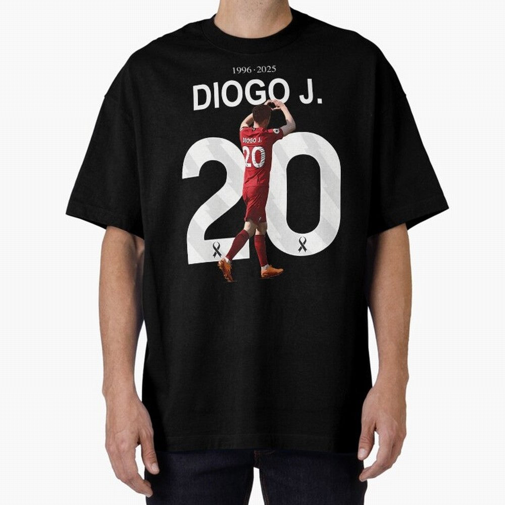 Diogo Jota Oversized T-Shirt Refresh Global Football Passion for FIFA World Cup 2026, Highlighting CR7 and Messi, Netherlands, Champion Mindset, Group Stage Buzz, Knockout Tension and Passionate Fan Culture; Ideal for Fans Who Follow Messi,