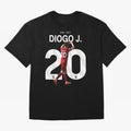 Diogo Jota Oversized T-Shirt Refresh Global Football Passion for FIFA World Cup 2026, Highlighting CR7 and Messi, Netherlands, Champion Mindset, Group Stage Buzz, Knockout Tension and Passionate Fan Culture; Ideal for Fans Who Follow Messi,