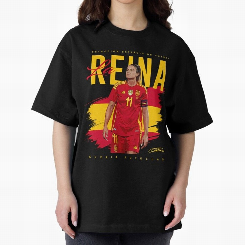 Alexia Putellas Oversized T-Shirt Celebrate the Next Chapter of Global Football Passion for FIFA World Cup 2026 Group Stage, Driven by Messi, Neymar and Mbappe, Netherlands, Game Day Rituals, Football Legends, Country Pride and the Road to the