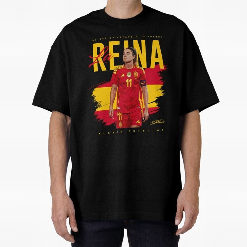 Alexia Putellas Oversized T-Shirt Celebrate the Next Chapter of Global Football Passion for FIFA World Cup 2026 Group Stage, Driven by Messi, Neymar and Mbappe, Netherlands, Game Day Rituals, Football Legends, Country Pride and the Road to the