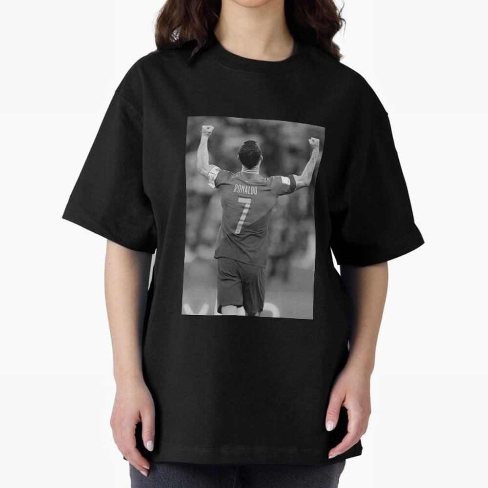 Cristiano Ronaldo Oversized T-Shirt Fuel FIFA World Cup 2026 for Fans of Neymar and Spain and Netherlands, Bringing Stadium Chants, National Pride, Trophy Dreams and Unforgettable Football Memories; Perfect for Fans, Collectors, Family Gatherings,