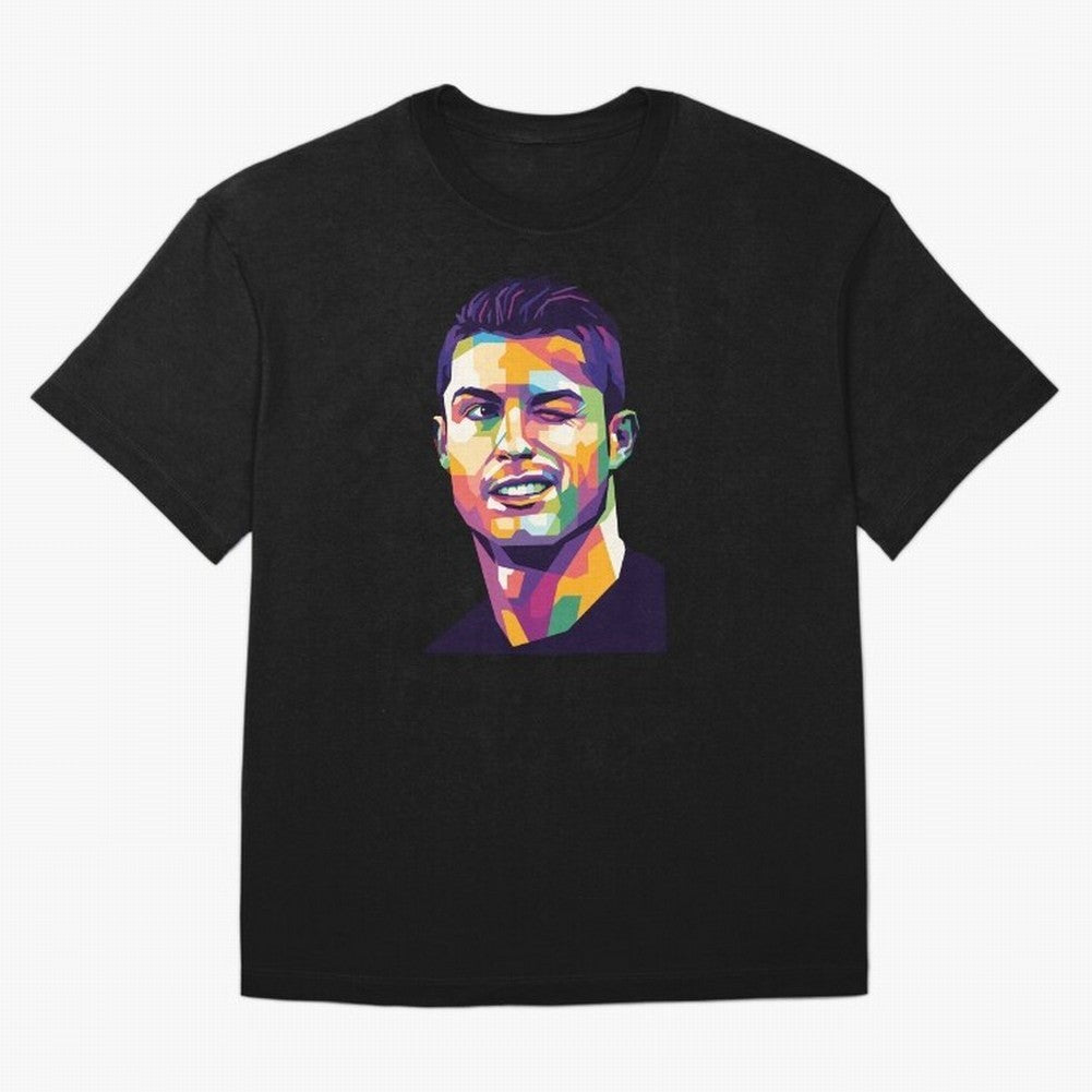 Cristiano Ronaldo Oversized T-Shirt Share Match Day Hype around FIFA World Cup 2026, CR7, Portugal, Vintage Soccer Flavor, Modern Football Stars, National Flags and Final Night Emotion; Ideal for Fans Who Follow Messi, Cristiano Ronaldo, CR7,