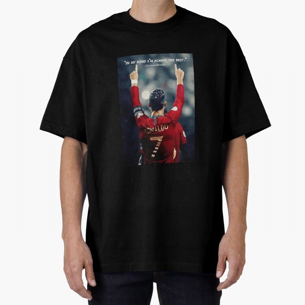Cristiano Ronaldo Oversized T-Shirt Honor Football Greatness during FIFA World Cup 2026 USA Canada Mexico Spirit, Driven by Portugal, Spain and Germany, Neymar, Classic Soccer Heritage, Championship Pressure, Fan Loyalty and International Pride;