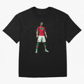 CR7 PES Oversized T-Shirt Share Global Football Passion for FIFA World Cup 2026 USA Canada Mexico, Driven by Messi, Neymar and Mbappe, Spain and Netherlands, Soccer Culture, Superstar Moments, National Team Dreams and Competitive Fire; Great for