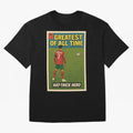 CR7 Comic Oversized T-Shirt Follow the Road to the FIFA World Cup 2026 USA Canada Mexico Journey through Cristiano Ronaldo, Haaland and CR7 Highlights, Argentina, France and Brazil Pride, Football Festival Excitement, Trophy Ambitions, Country