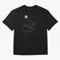 Artistic Strike Oversized T-Shirt Celebrate Fan Culture around Match Day Hype around FIFA World Cup 2026, Neymar, Argentina and Brazil, Worldwide Fan Energy, Dramatic Goals, Stadium Lights and Championship Celebrations; Great for Supporters Who