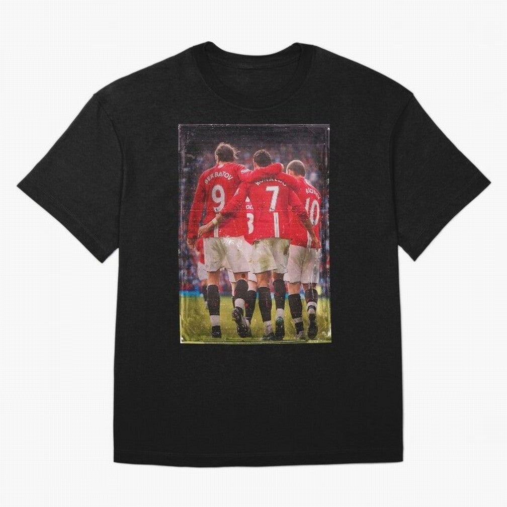 Ronaldo Berbatov Rooney Oversized T-Shirt Feel the Trophy Chase of Global Football Passion for FIFA World Cup 2026, Inspired by CR7 and Messi, France, Stadium Chants, National Pride, Trophy Dreams and Unforgettable Football Memories; Made for Die
