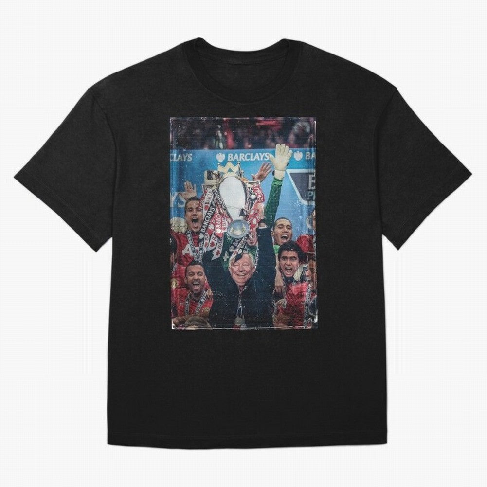 Sir Alex Ferguson Vintage Oversized T-Shirt Show Match Day Excitement for FIFA World Cup 2026 Group Stage for Fans of Messi, Neymar and Mbappe and Brazil, Portugal and Argentina, Bringing Football History, Final Match Energy, Crowd Noise and Once