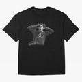Black and White Cristiano Ronaldo T-Shirt Young Manchester Ronaldo - Celebration Oversized T-Shirt Feel International Energy from FIFA World Cup 2026 USA Canada Mexico Spirit, Made for France, Mbappe, Sports Nostalgia, International Competition,