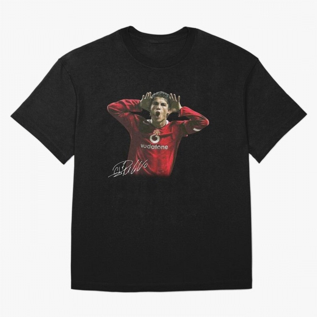 Cristiano Ronaldo T-Shirt Young Manchester Ronaldo - Celebration Oversized T-Shirt Bring Bold Fan Energy to FIFA World Cup 2026 Group Stage Spirit, Built around Brazil, Portugal and Argentina, Cristiano Ronaldo, Haaland and CR7, Supporter Pride,