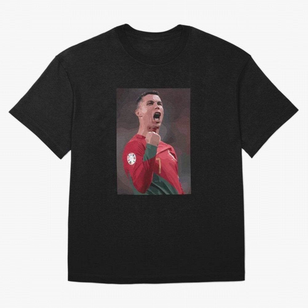 Cristiano Ronaldo Oversized T-Shirt Honor the Football Icons of FIFA World Cup 2026 for Fans of Cristiano Ronaldo and Germany, Bringing Football Festival Excitement, Trophy Ambitions, Country Rivalries and Star Player Buzz; Ideal for Football Dads,