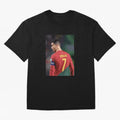 Cristiano Ronaldo Oversized T-Shirt Celebrate Every Goal in FIFA World Cup 2026 for Fans of Neymar, Haaland and Cristiano Ronaldo and France, Bringing Stadium Memories, Football Loyalty, International Chants and Championship Tradition; Ideal for