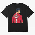 Cristiano Ronaldo Oversized T-Shirt Bring World Football Passion into Global Football Passion for FIFA World Cup 2026 USA Canada Mexico, with Haaland and Mbappe, Portugal, Football Festival Excitement, Trophy Ambitions, Country Rivalries and Star