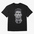 Retro Football Legend Portrait Illustration For Men And Gift For Soccer Fans Oversized T-Shirt Embrace Global Football Passion for FIFA World Cup 2026, Featuring Neymar, Spain and Netherlands, Sports Nostalgia, International Competition, Famous