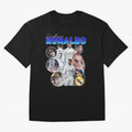CR7 Real Madrid Poster ¨C For Football Fans and Gift For Ronaldo Supporters Oversized T-Shirt Celebrate Golden Goal Energy in FIFA World Cup 2026 for Fans of Messi, CR7 and Mbappe and Spain and Netherlands, Bringing Match Day Excitement, Supporter