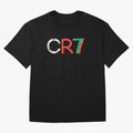 CR7 Portugal Colors Poster For Football Fans, Gift For Soccer Lovers Oversized T-Shirt Show Your Love for Match Day Hype around FIFA World Cup 2026, Haaland and Mbappe, Brazil, Football History, Final Match Energy, Crowd Noise and Once in a