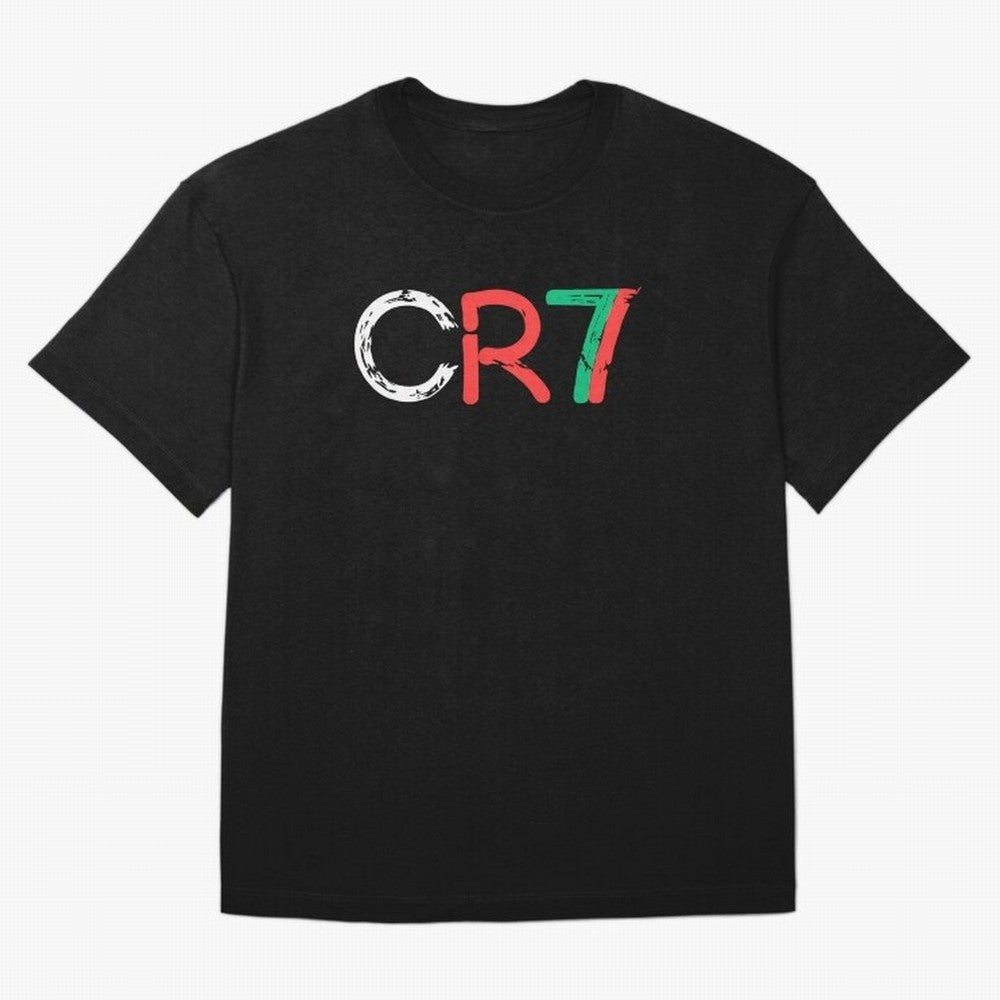 CR7 Portugal Colors Poster For Football Fans, Gift For Soccer Lovers Oversized T-Shirt Show Your Love for Match Day Hype around FIFA World Cup 2026, Haaland and Mbappe, Brazil, Football History, Final Match Energy, Crowd Noise and Once in a