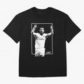 Cristiano Ronaldo CR7 in Black and White Design Oversized T-Shirt Treasure FIFA World Cup 2026 Group Stage Featuring Haaland, Brazil Energy, Vintage Soccer Flavor, Modern Football Stars, National Flags and Final Night Emotion; Made for Die Hard
