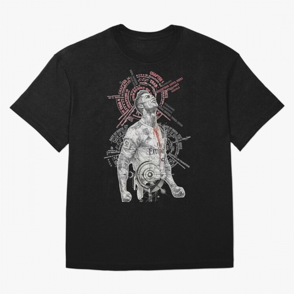 Cristiano Ronaldo Football Playmaker Oversized T-Shirt Treasure FIFA World Cup 2026 USA Canada Mexico Spirit, Driven by Portugal, Spain and Germany, Messi and Cristiano Ronaldo, Goal Celebration Energy, Supporter Heritage, Football Icons and