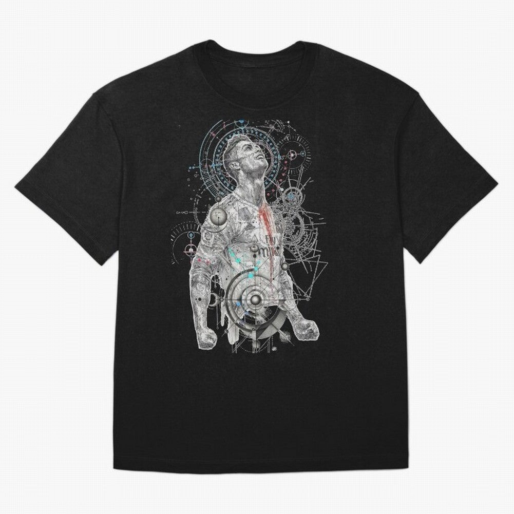 Cristiano Ronaldo Football Playmaker Oversized T-Shirt Make Every Match About Global Football Passion for FIFA World Cup 2026 Group Stage, Highlighting Mbappe and Neymar, Argentina and Brazil, Goal Celebration Energy, Supporter Heritage, Football