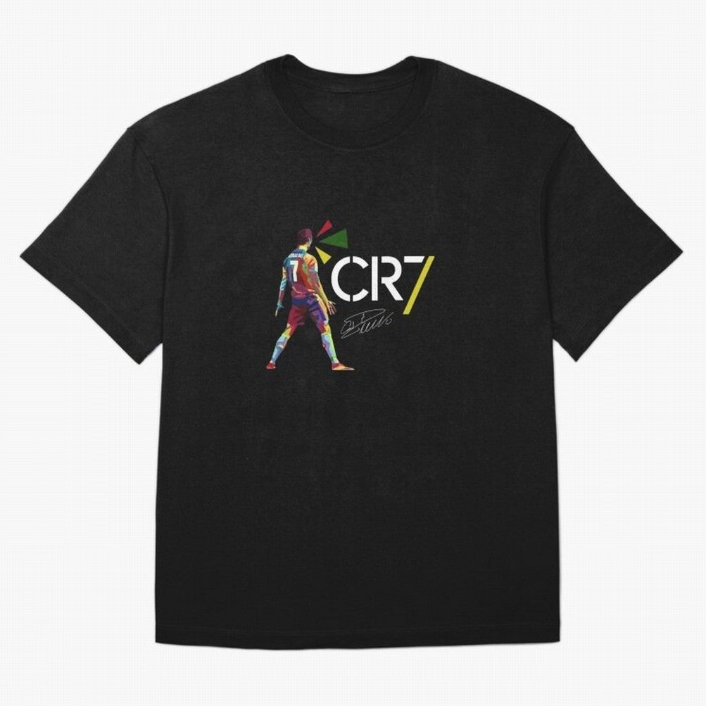 Cr7 Cristiano Ronaldo Signature Classic Oversized T-Shirt Support the Legends of Match Day Hype around FIFA World Cup 2026, Neymar, Argentina, Stadium Memories, Football Loyalty, International Chants and Championship Tradition; Ideal for Football
