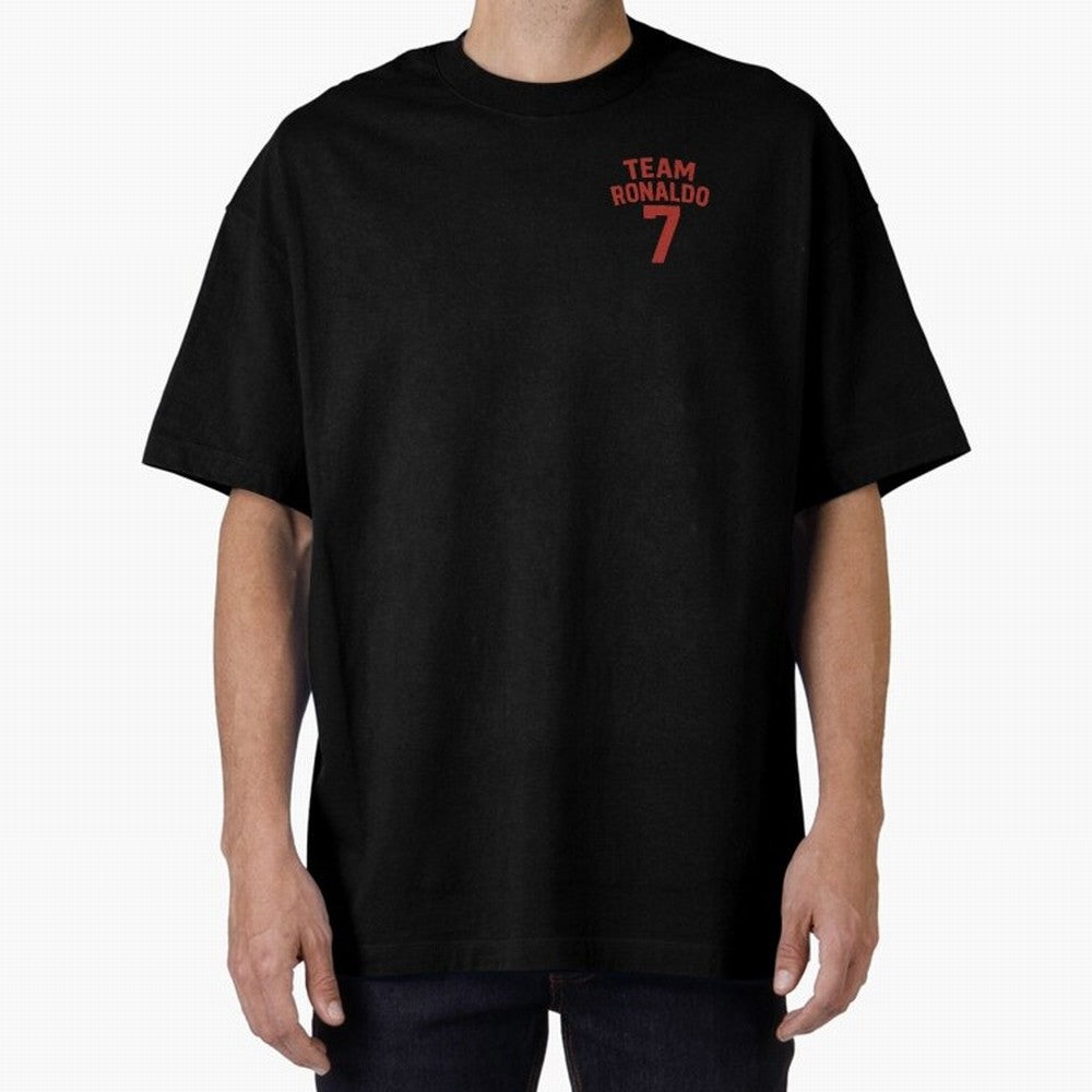 Team Ronaldo | CR7 team | For Fans Oversized T-Shirt Build Global Football Passion for FIFA World Cup 2026 USA Canada Mexico, Highlighting Neymar, England, France and Netherlands, Fan Favorite Moments, National Team Passion, Big Match Drama and