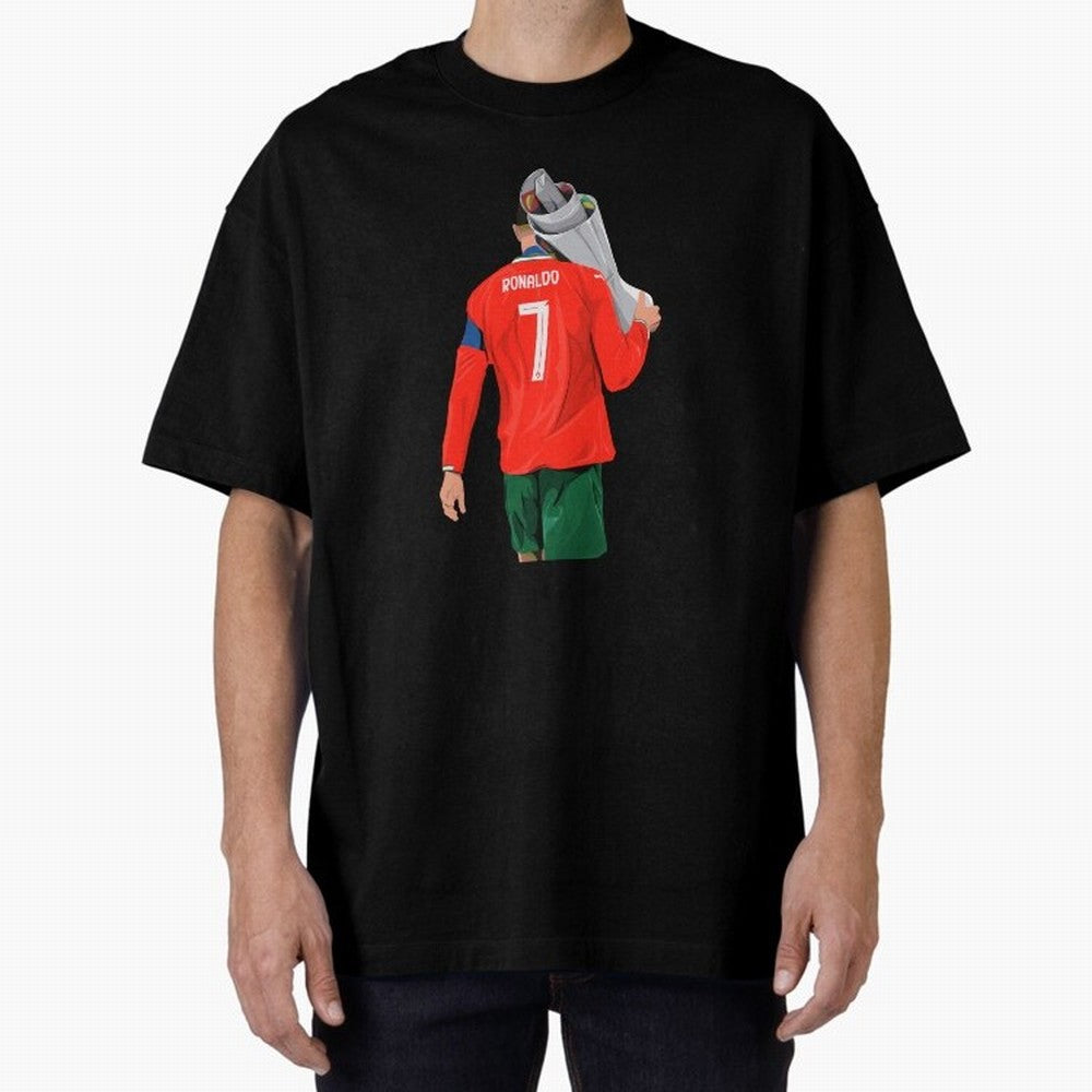 Cristiano Ronaldo Campion Oversized T-Shirt Join the Global Buzz around FIFA World Cup 2026 USA Canada Mexico Spirit, Made for Argentina and Brazil, Cristiano Ronaldo, Football Festival Excitement, Trophy Ambitions, Country Rivalries and Star
