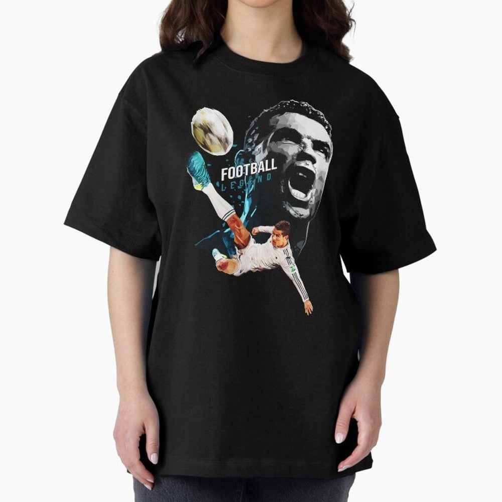 Cristiano Ronaldo Oversized T-Shirt Bring Champion Energy into the FIFA World Cup 2026 Journey through Messi Highlights, England and Germany Pride, Retro Football Energy, Iconic Rivalries, Trophy Chase Drama and Stadium Atmosphere; Ideal for