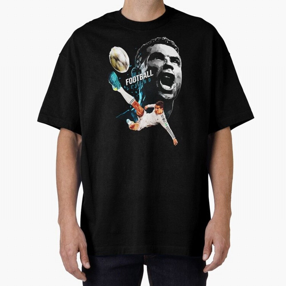 Cristiano Ronaldo Oversized T-Shirt Bring Champion Energy into the FIFA World Cup 2026 Journey through Messi Highlights, England and Germany Pride, Retro Football Energy, Iconic Rivalries, Trophy Chase Drama and Stadium Atmosphere; Ideal for