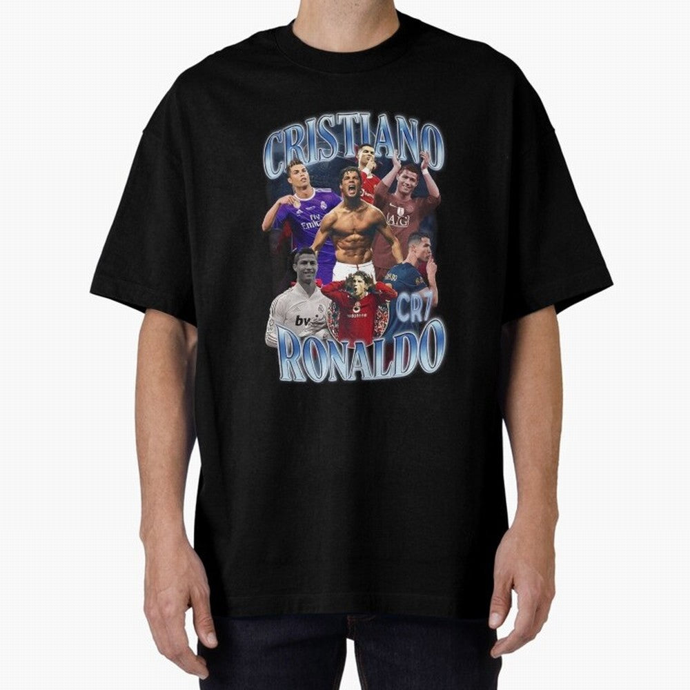 CR7 Oversized T-Shirt Turn Every Weekend Toward the FIFA World Cup 2026 Journey through CR7 Highlights, Spain and Netherlands Pride, Tournament Hype, Historic Matchups, Family Viewing Parties and Global Sports Pride; Created for Match Day Parties,