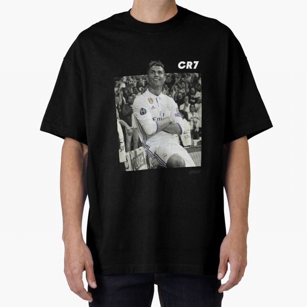 Cristiano Ronaldo | MR. CHAMPIONS LEAGUE Oversized T-Shirt Bring World Football Passion into Global Football Passion for FIFA World Cup 2026 USA Canada Mexico, Featuring CR7, Brazil, Football Passion, Legendary Performances, Festival Vibes and