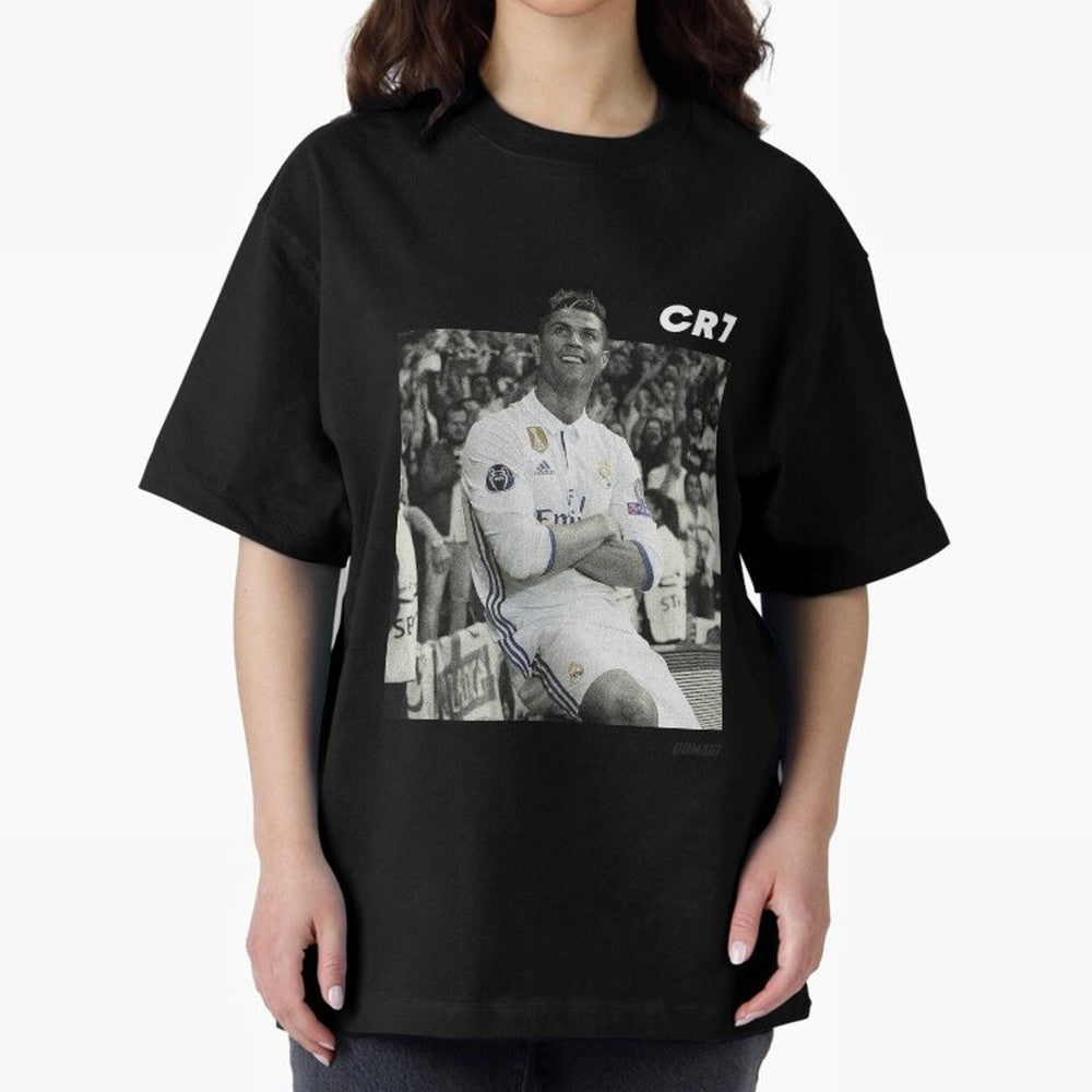 Cristiano Ronaldo | MR. CHAMPIONS LEAGUE Oversized T-Shirt Bring World Football Passion into Global Football Passion for FIFA World Cup 2026 USA Canada Mexico, Featuring CR7, Brazil, Football Passion, Legendary Performances, Festival Vibes and