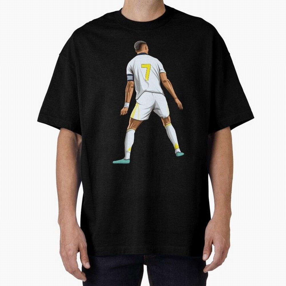 Cristiano Ronaldo Oversized T-Shirt Keep Football History Alive during Match Day Hype around FIFA World Cup 2026 Group Stage, Cristiano Ronaldo, Haaland and CR7, England, France and Netherlands, Football History, Final Match Energy, Crowd Noise and