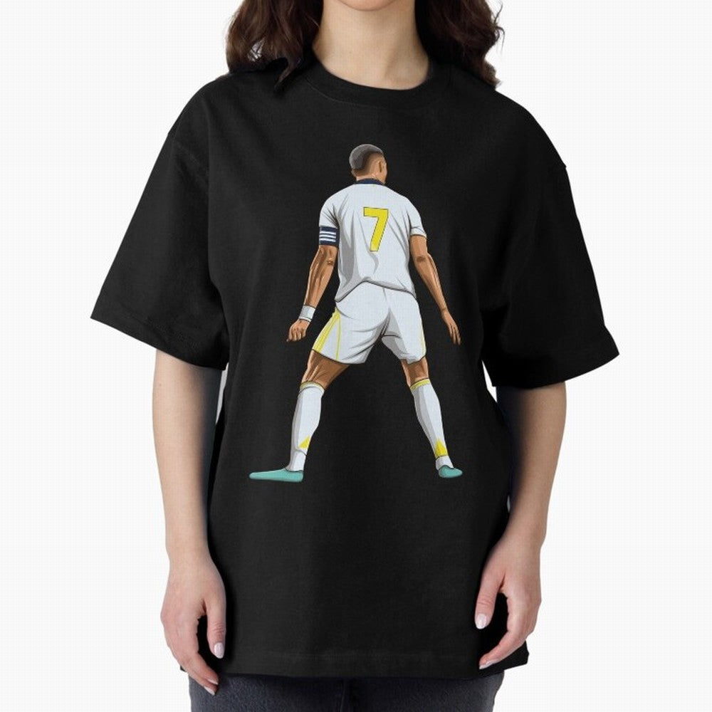 Cristiano Ronaldo Oversized T-Shirt Keep Football History Alive during Match Day Hype around FIFA World Cup 2026 Group Stage, Cristiano Ronaldo, Haaland and CR7, England, France and Netherlands, Football History, Final Match Energy, Crowd Noise and